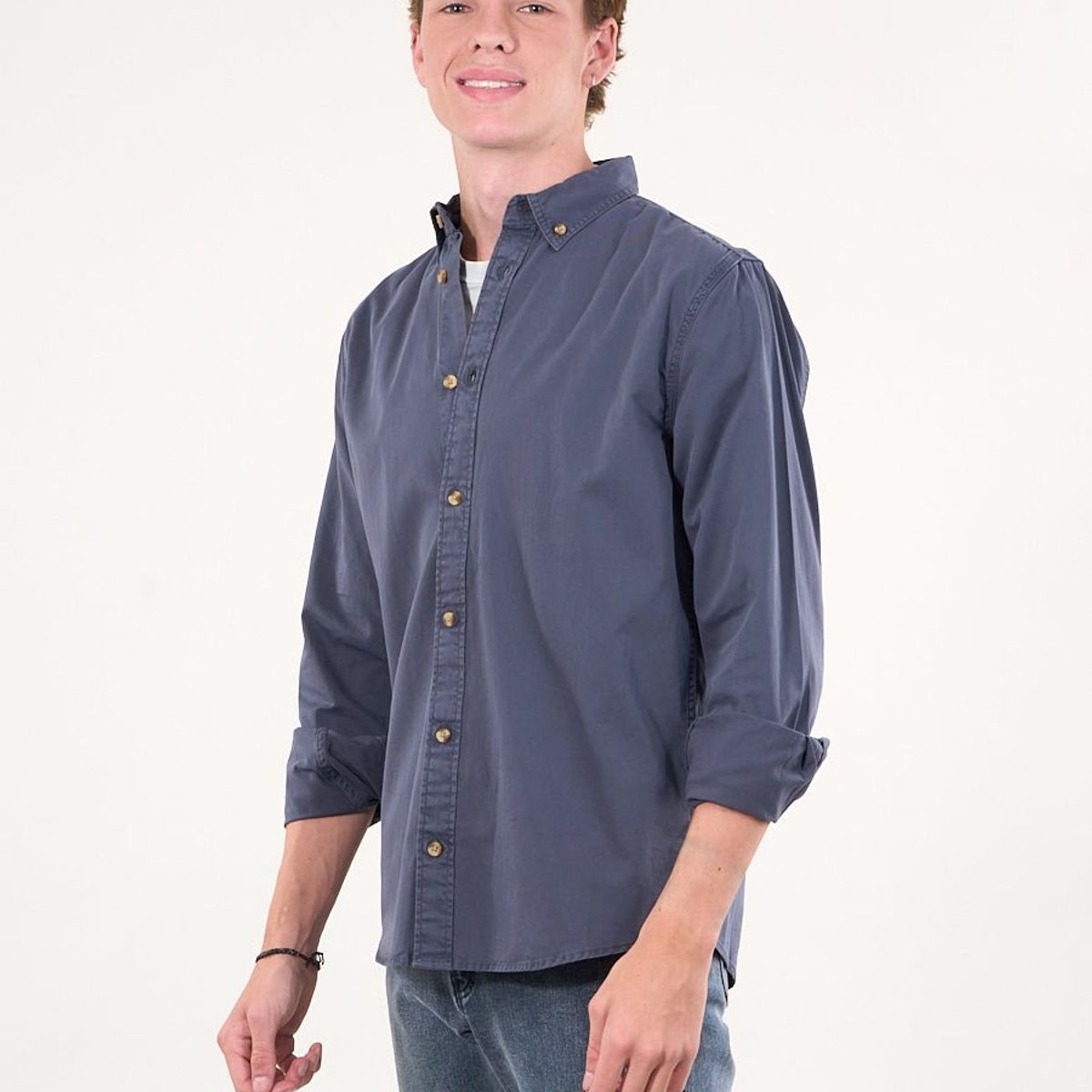 POLEMIC - Camisa manga Larga de algodón Twill procesada wi5306 Polemic_.