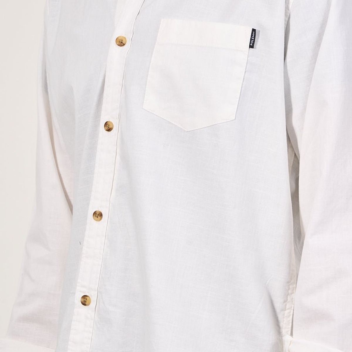 POLEMIC - Camisa manga Larga de algodón procesada wi5305 Polemic