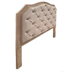 ECOMUSO - RESPALDO KING LORRAINE TELA LINO CRUDO
