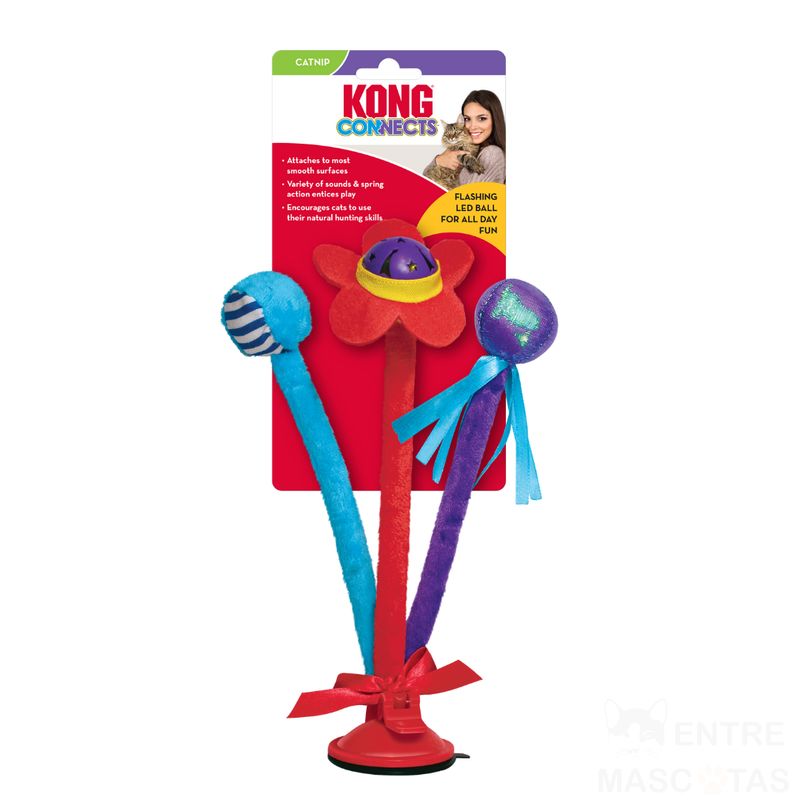 KONG - KONG Bat 'N Spring 3 juguetes en 1