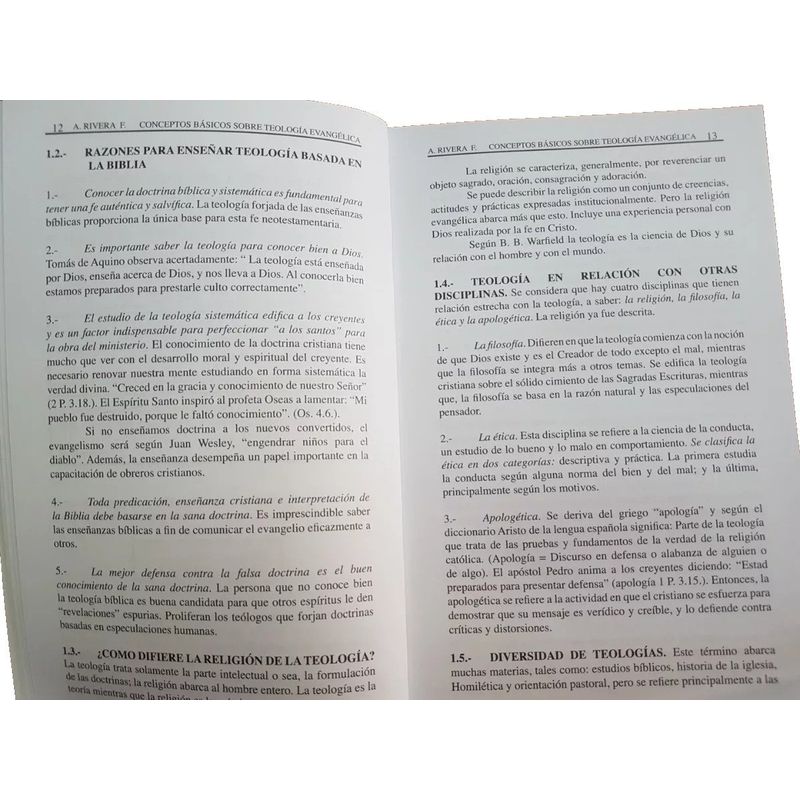 SOCIEDAD BIBLICA CHILENA - Conceptos básicos sobre la teología evangélica