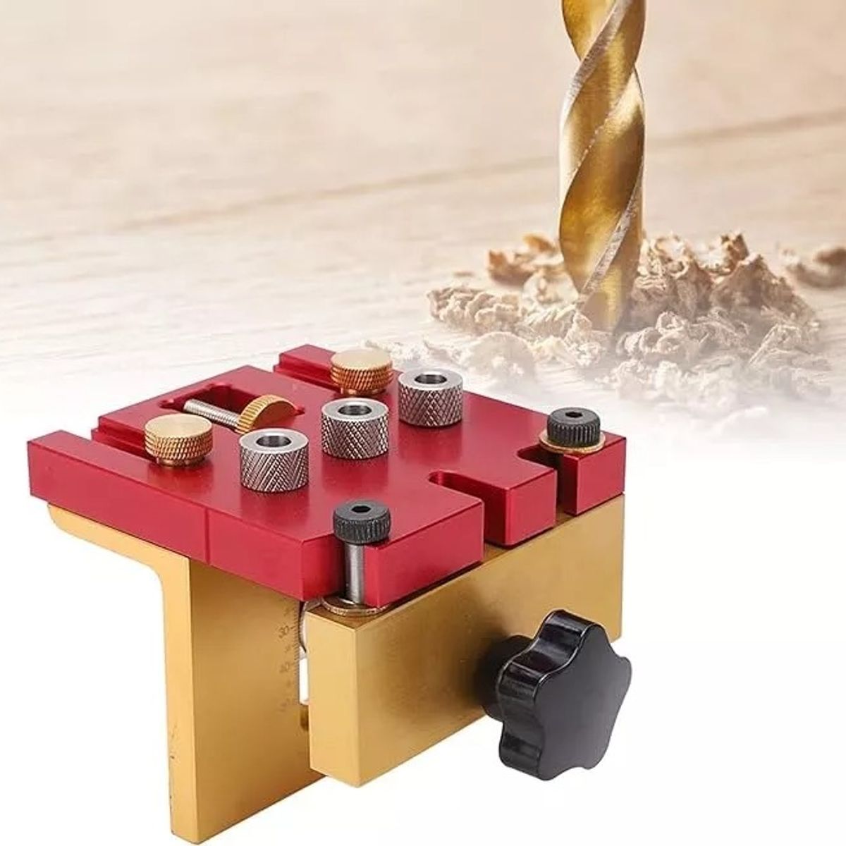 GENERICO - Kit De Plantilla De Tarugo Guía De Broca