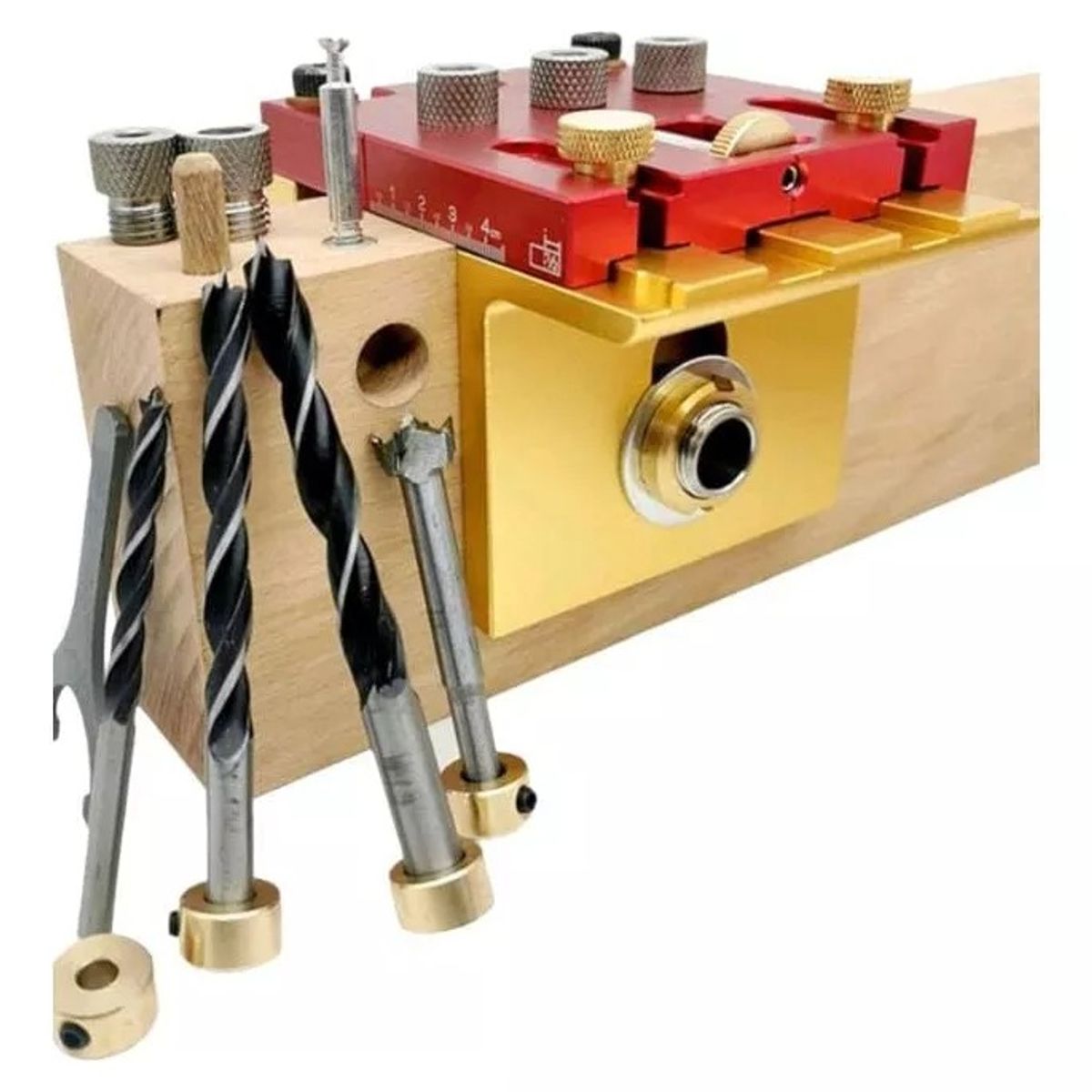 GENERICO - Kit De Plantilla De Tarugo Guía De Broca