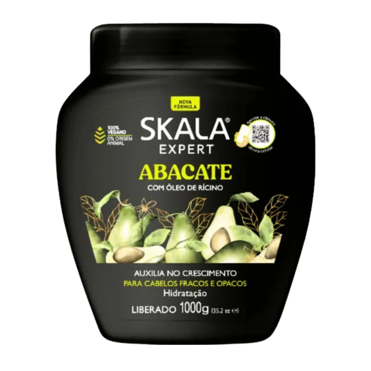 SKALA - Mascara Capilar Skala  Abacate 1000ml  Nutre Hidrata Fortalece