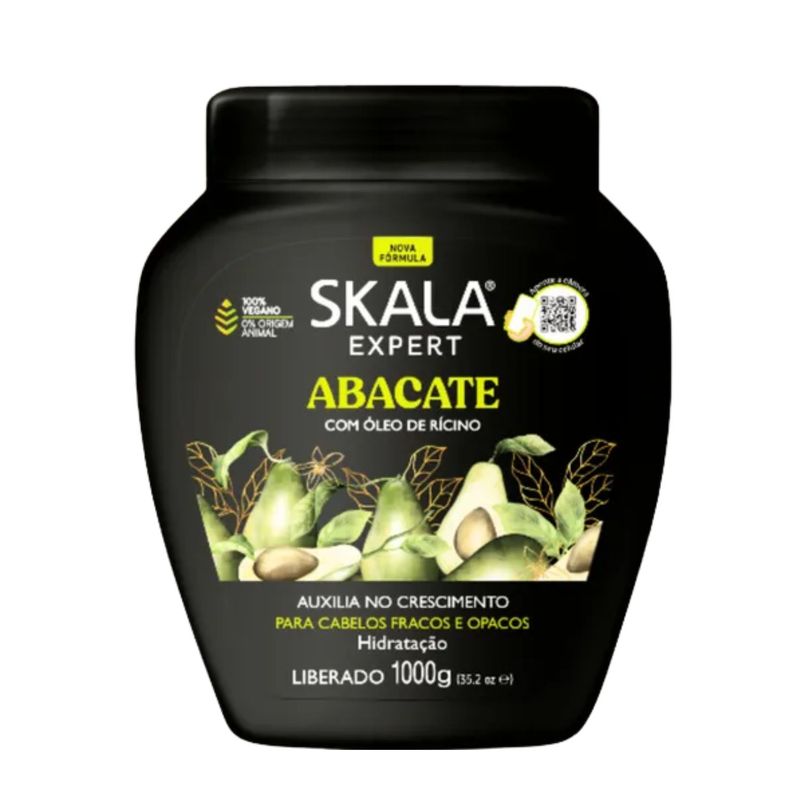 SKALA - Mascara Capilar Skala  Abacate 1000ml  Nutre Hidrata Fortalece
