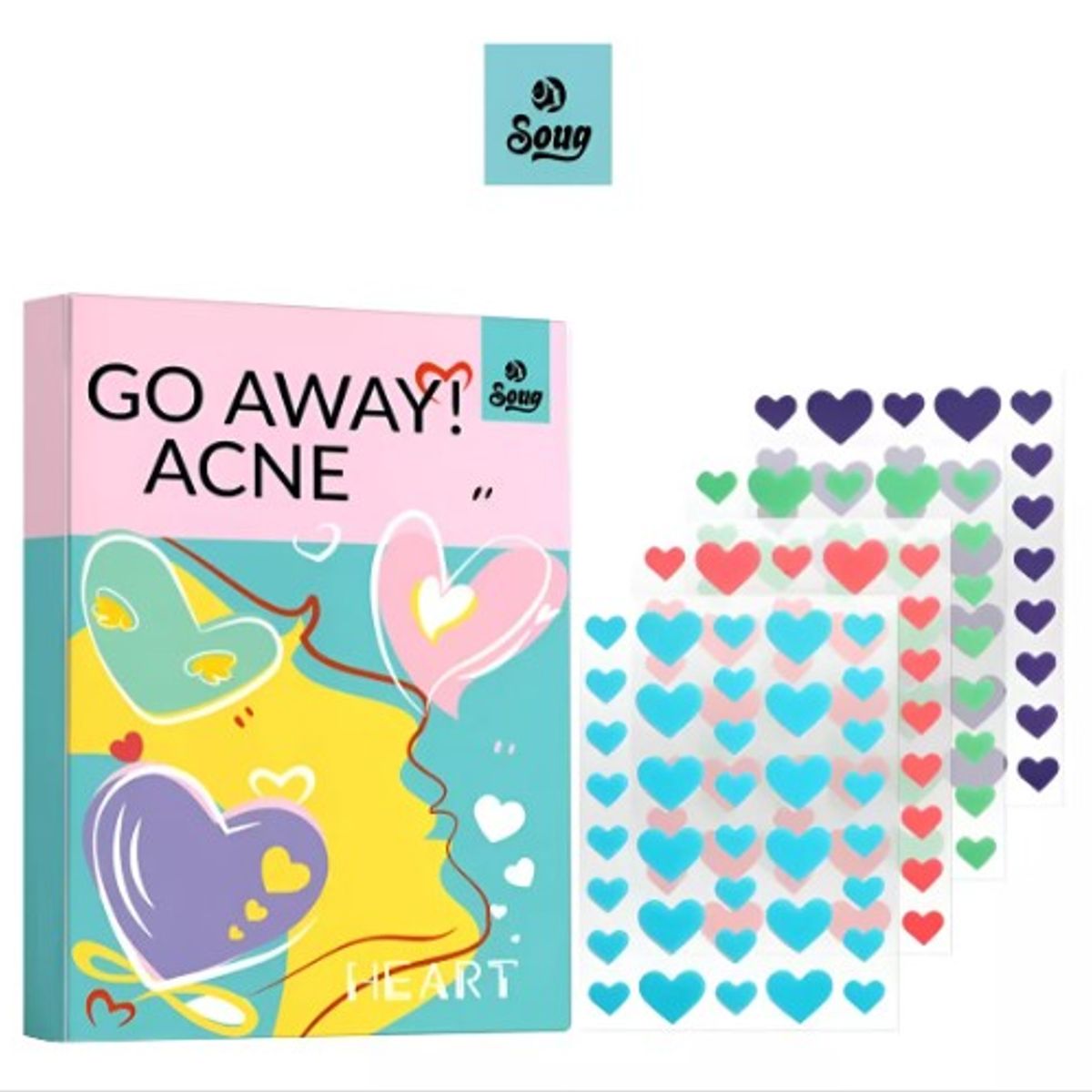 GENERICO - Parches Para Espinillas Corazones Acne Pimple Patches