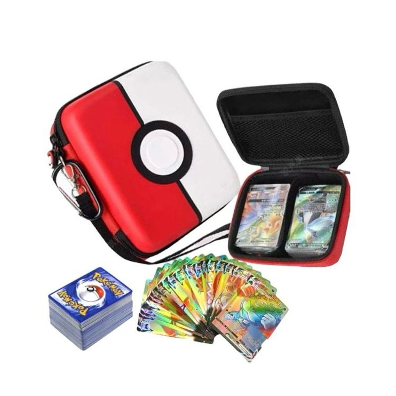 GENERICO - Estuche Tarjetero Rígido Protector Cartas Pokemon