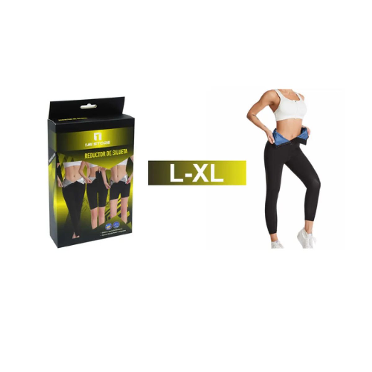 GENERICO - FAJA REDUCTORA DE SILUETA LARGA TALLA L - XL