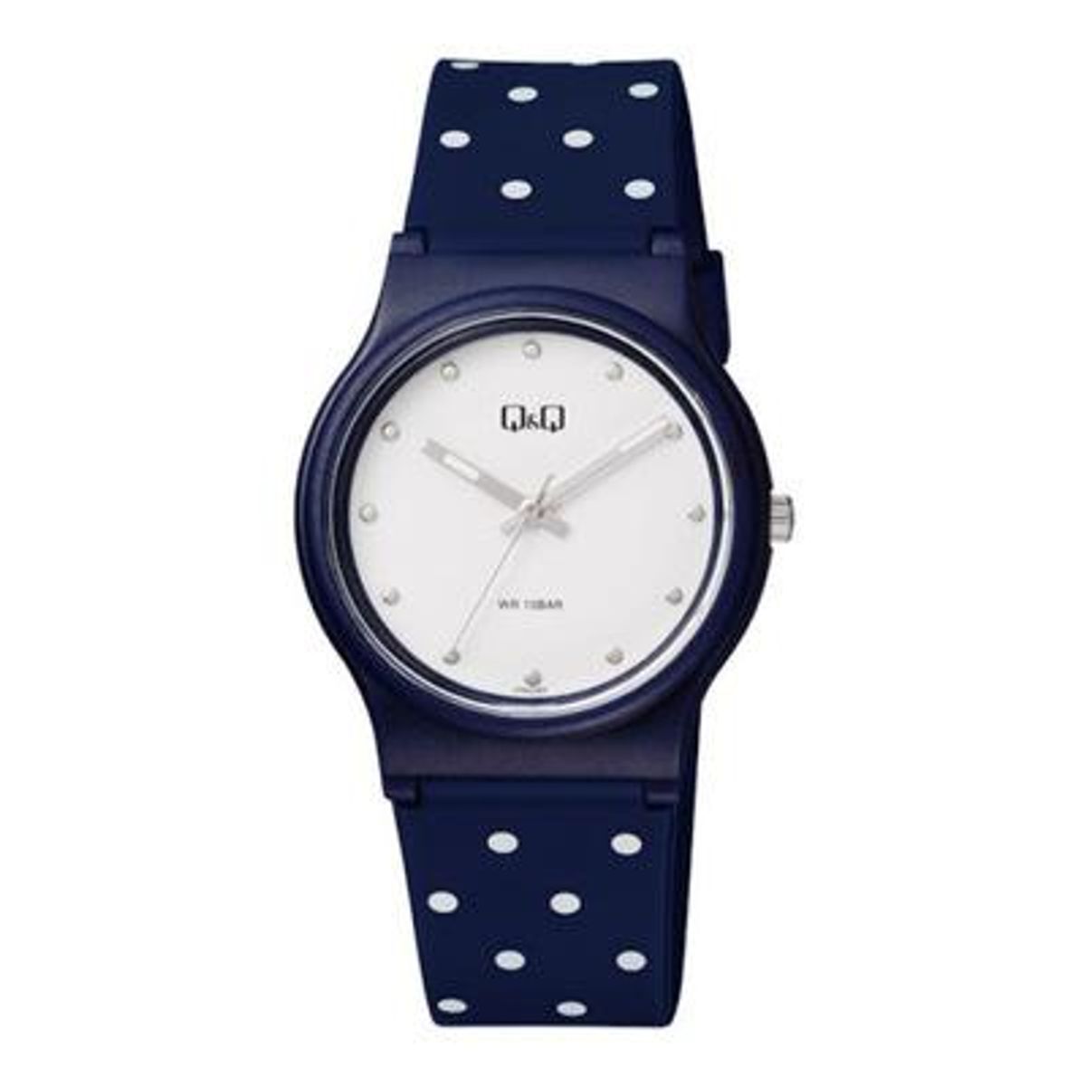Q&Q - Reloj Vp46j059y Unisex Analogo Resina - Azul