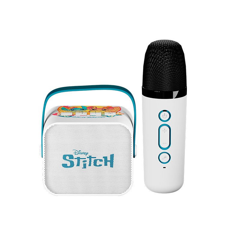 XTECH - Xtech XTS-D622ST Parlante Bluetooth Disney Stitch Karaoke y Micrófono