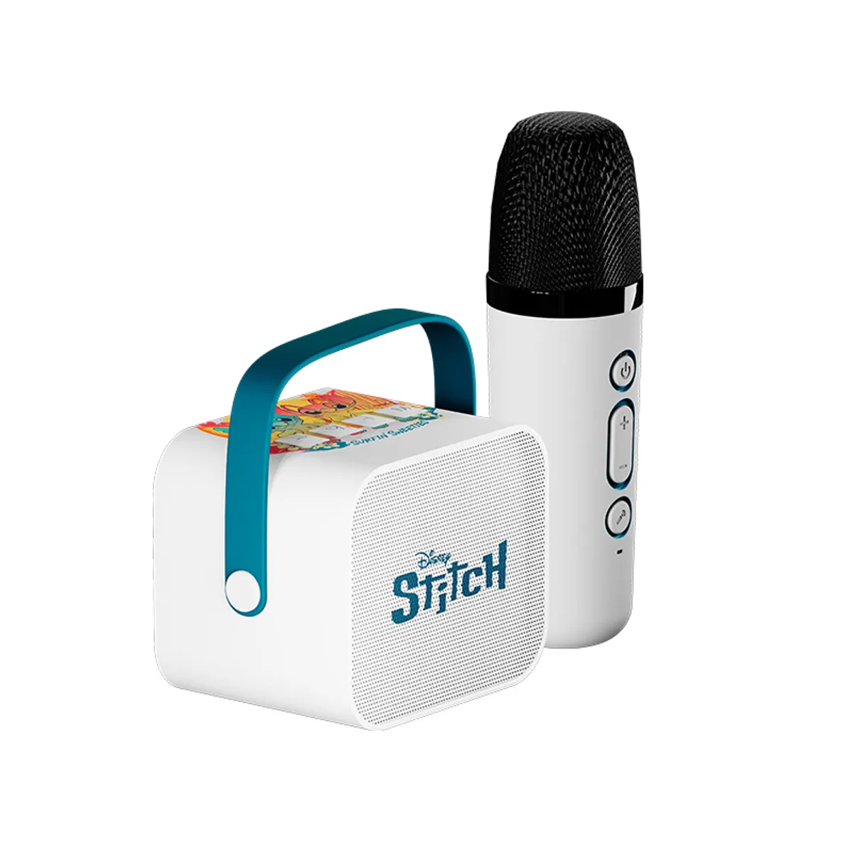 XTECH - Xtech XTS-D622ST, Parlante Bluetooth, Disney Stitch, Karaoke Kit Con Micrófono