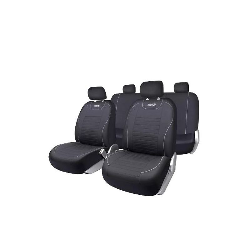 GENERICO - Funda cubre asiento auto universal Grand Prix color negro
