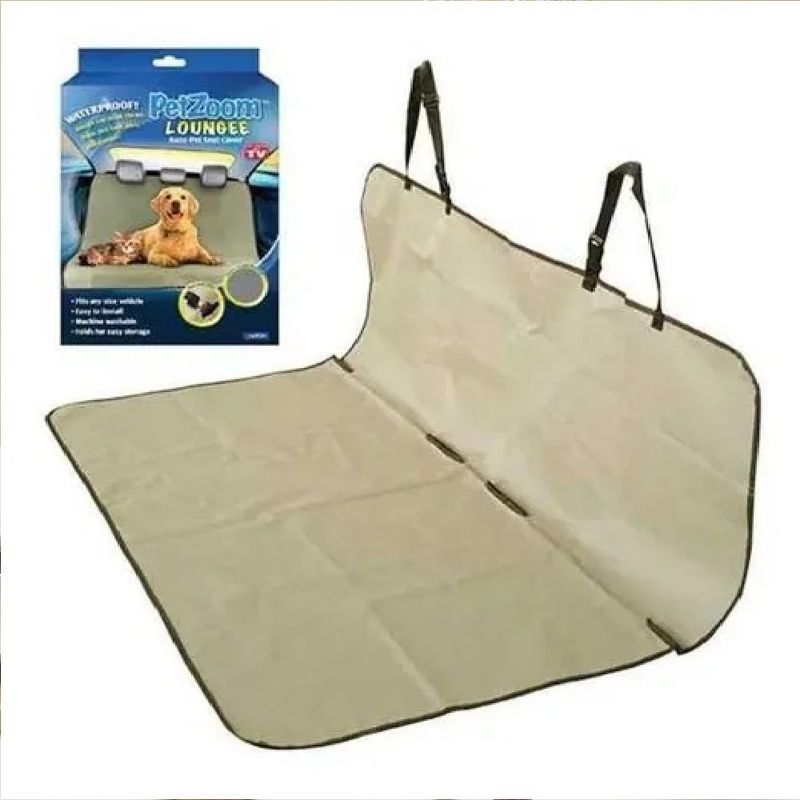 GENERICO - Funda Cubre asiento para Mascotas de 2 plazas