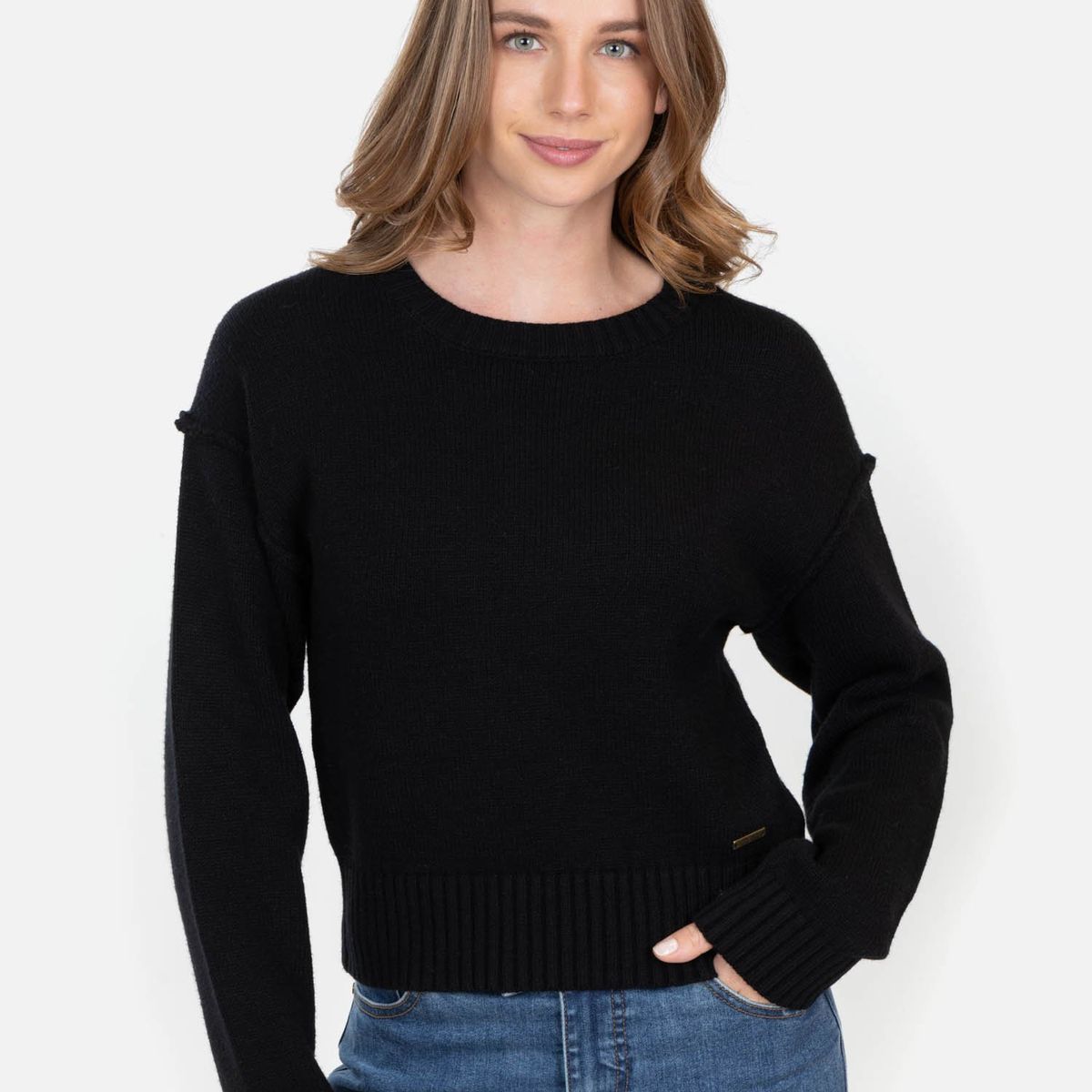 RIP CURL - Sweater Moonlit Negro Mujer Rip Curl - Negro.
