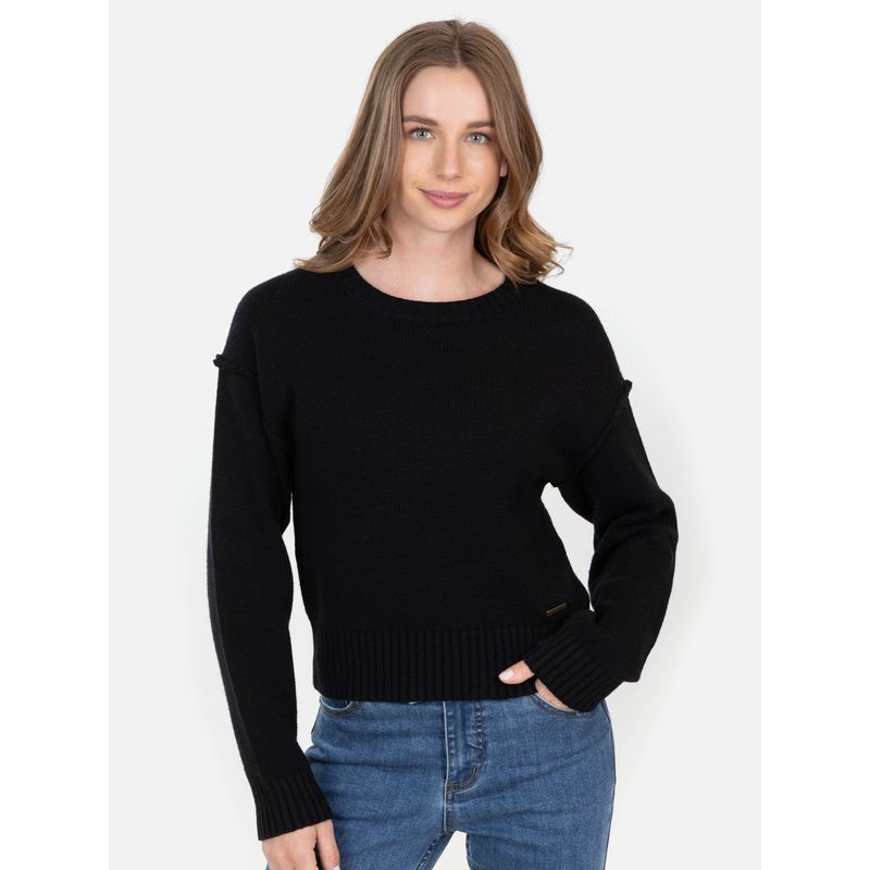 RIP CURL - Sweater Moonlit Negro Mujer Rip Curl - Negro