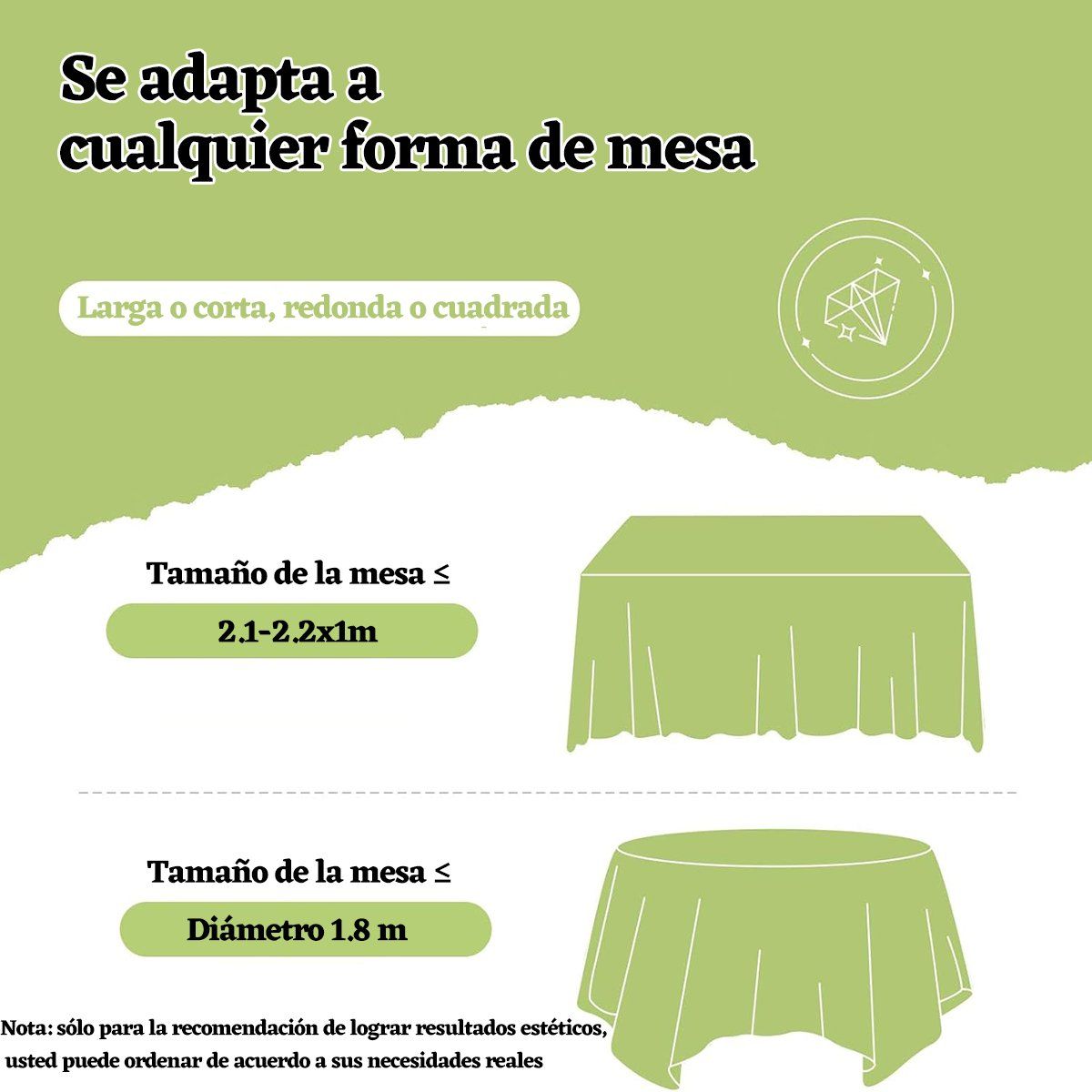 GENERICO - 2pcs Manteles Desechables De Peva  Para Fiesta-Azul