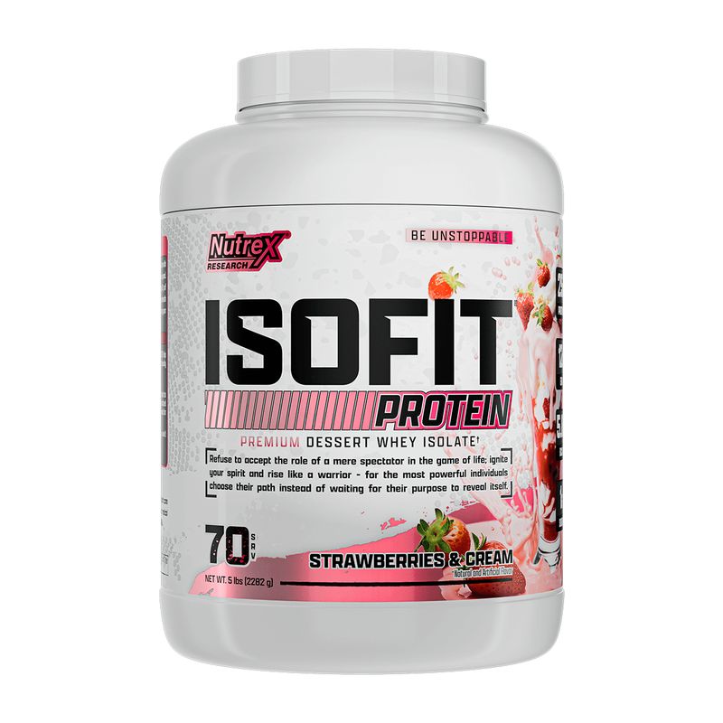 NUTREX RESEARCH - Isofit Isolate Protein 5 Lb - FRUTILLA