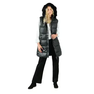 LUNA - Parka De Cuerina