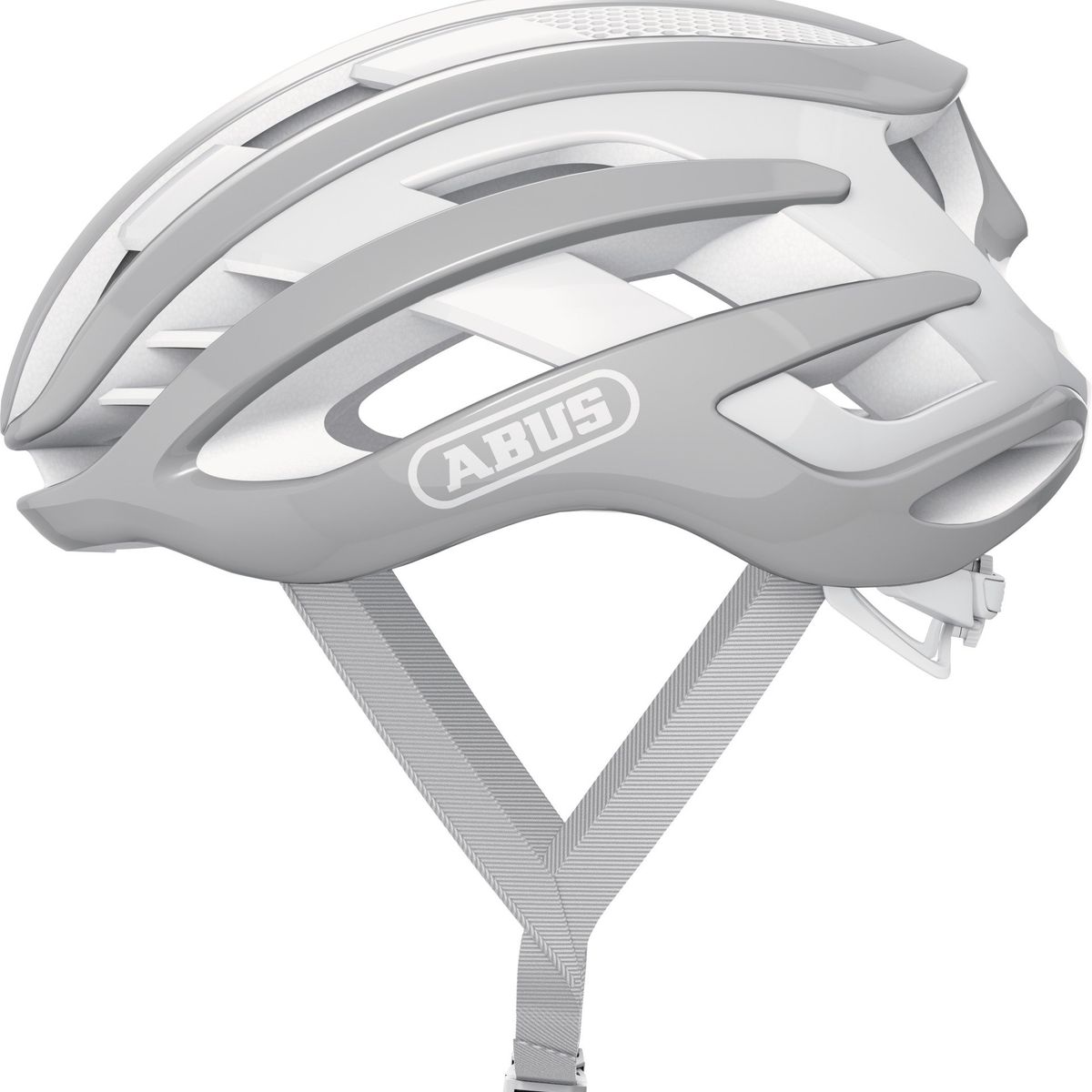 ABUS - Casco Bicicleta AirBreaker Gris Puro Talla L 59-61cm