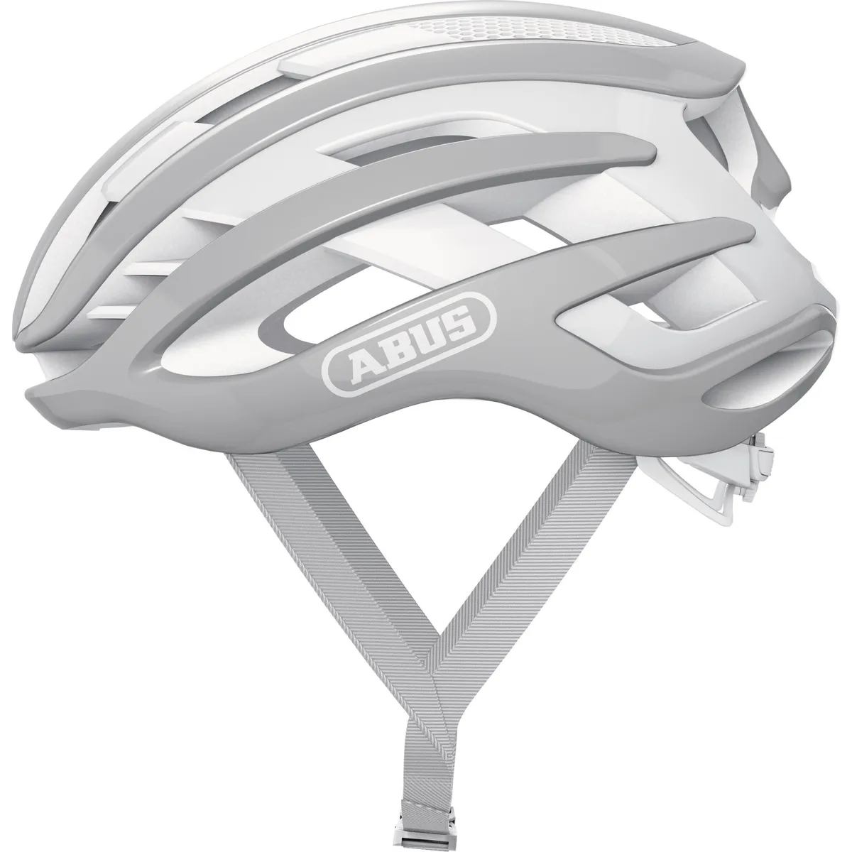 ABUS - Casco Bicicleta AirBreaker Gris Puro Talla L 59-61cm