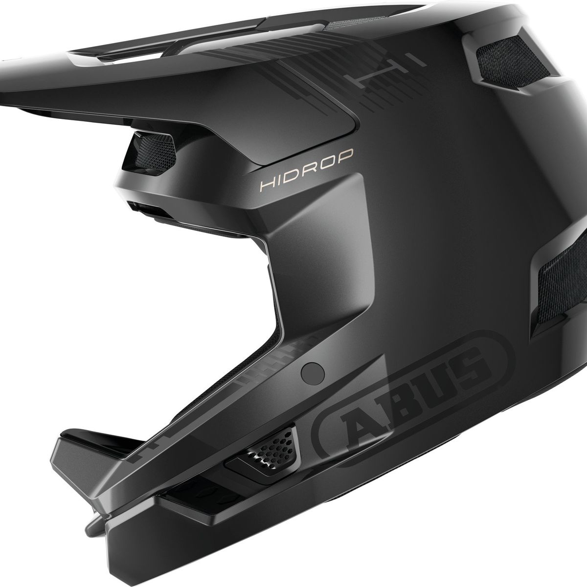 ABUS - Casco Bicicleta Hidrop Negro Brillante Talla XL 61-62cm