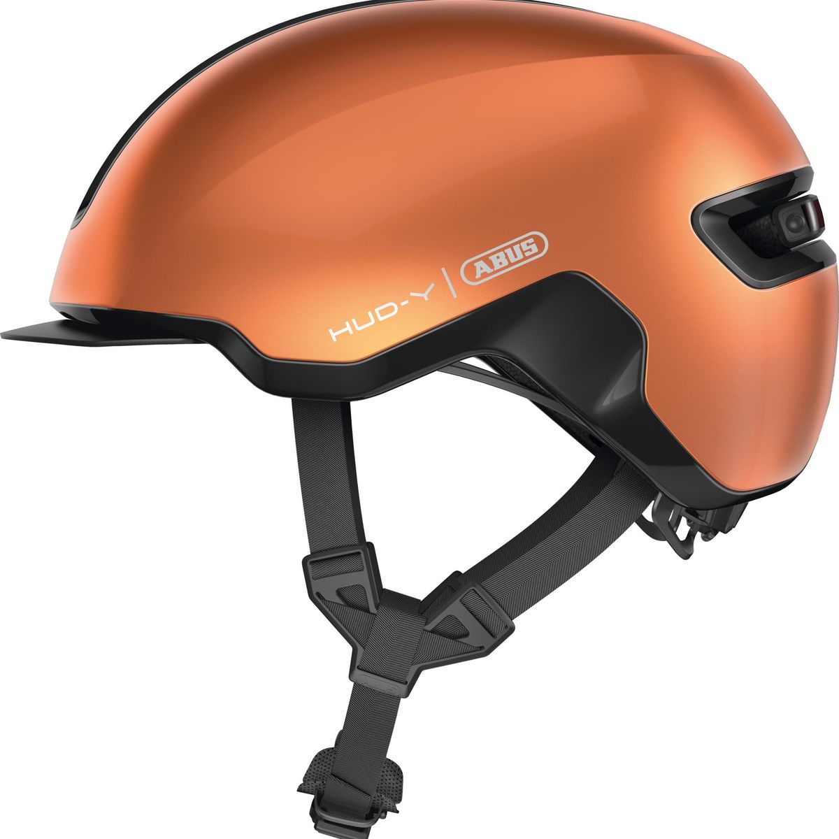 ABUS - Casco Bicicleta Hud-Y Naranja Talla M 54-58cm