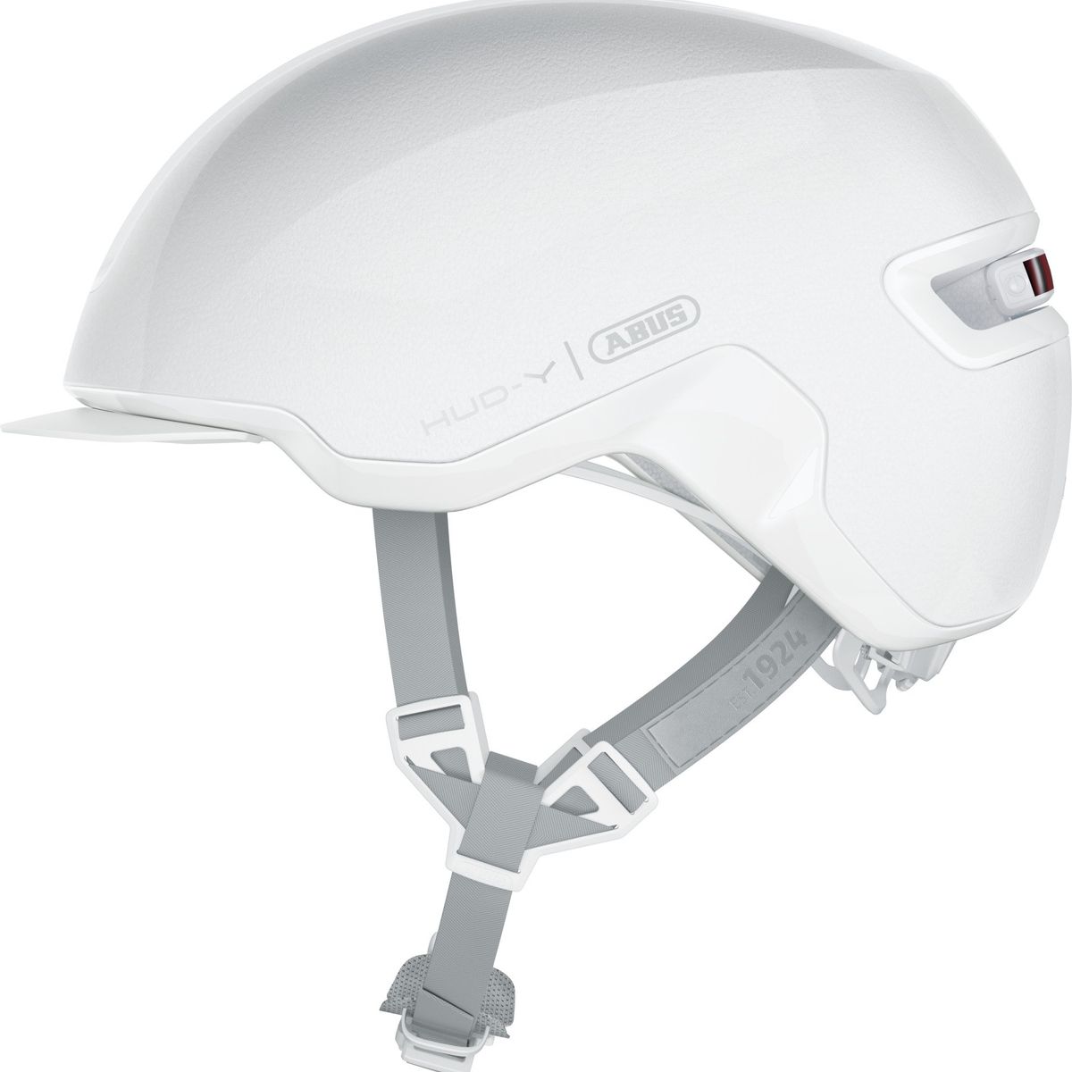 ABUS - Casco Bicicleta Hud-Y Blanco Puristic Talla M 54-58cm