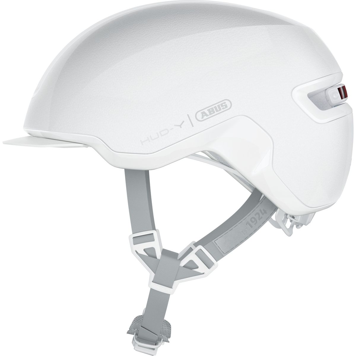 ABUS - Casco Bicicleta Hud-Y Blanco Puristic Talla M 54-58cm