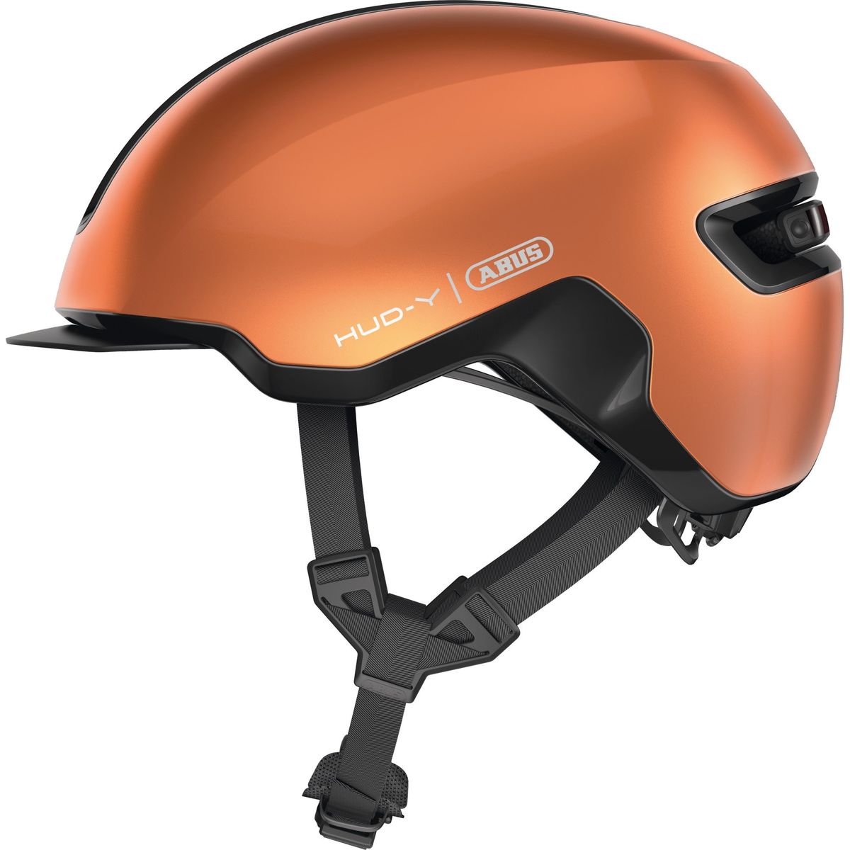 ABUS - Casco Bicicleta Hud-Y Naranja Talla S 51-55cm