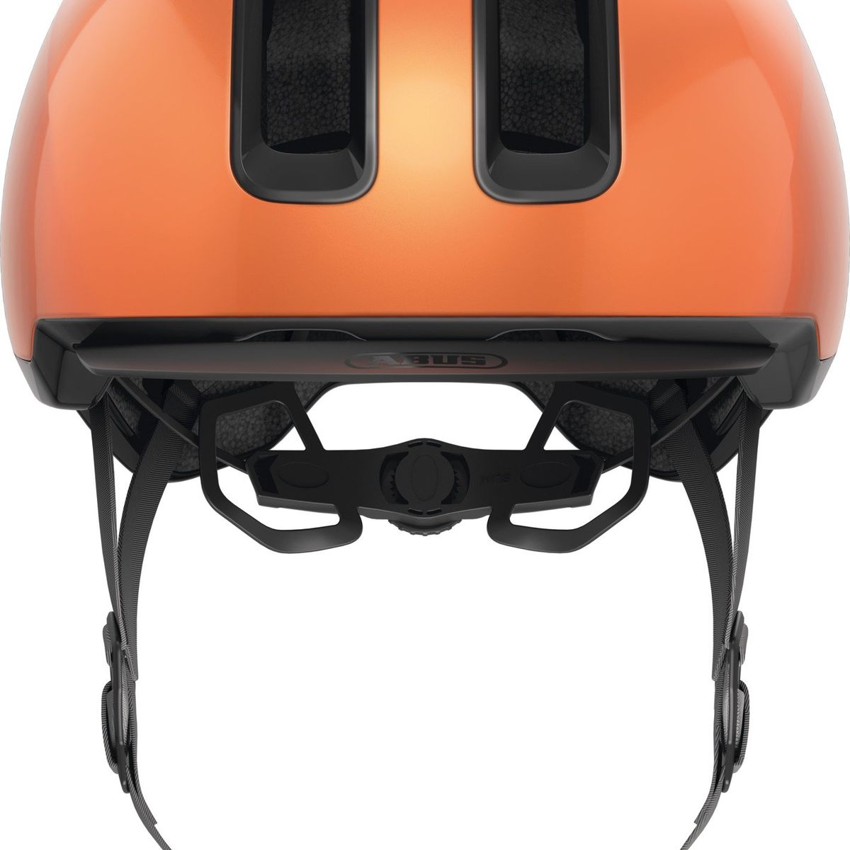 ABUS - Casco Bicicleta Hud-Y Naranja Talla S 51-55cm
