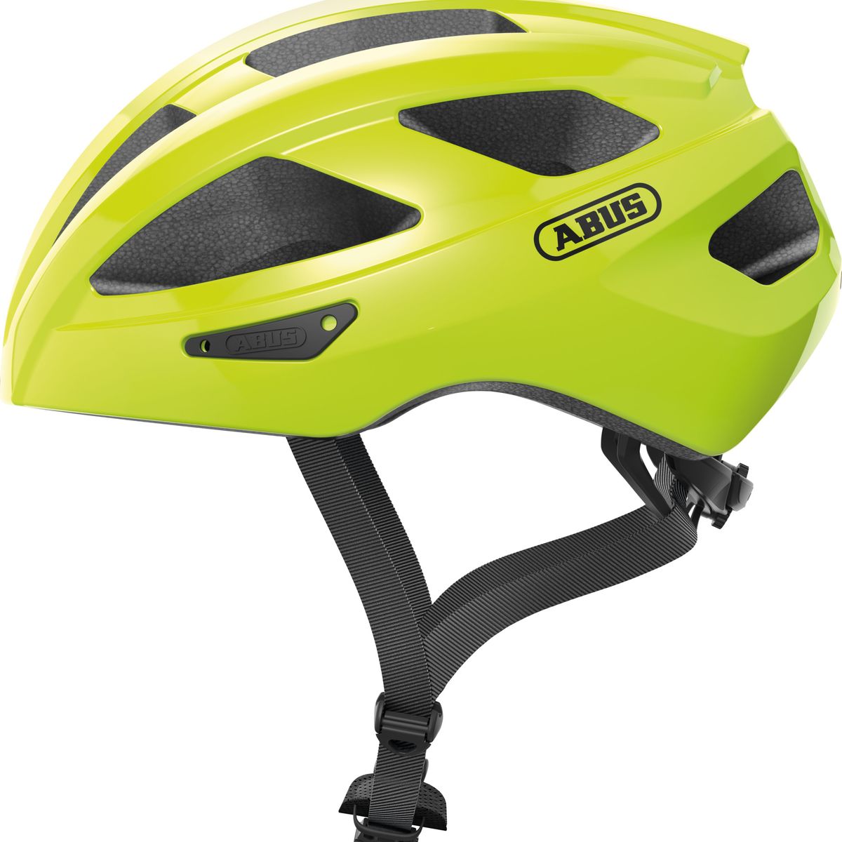 ABUS - Casco Bicicleta Macator Amarillo Signal Talla M 52-58cm