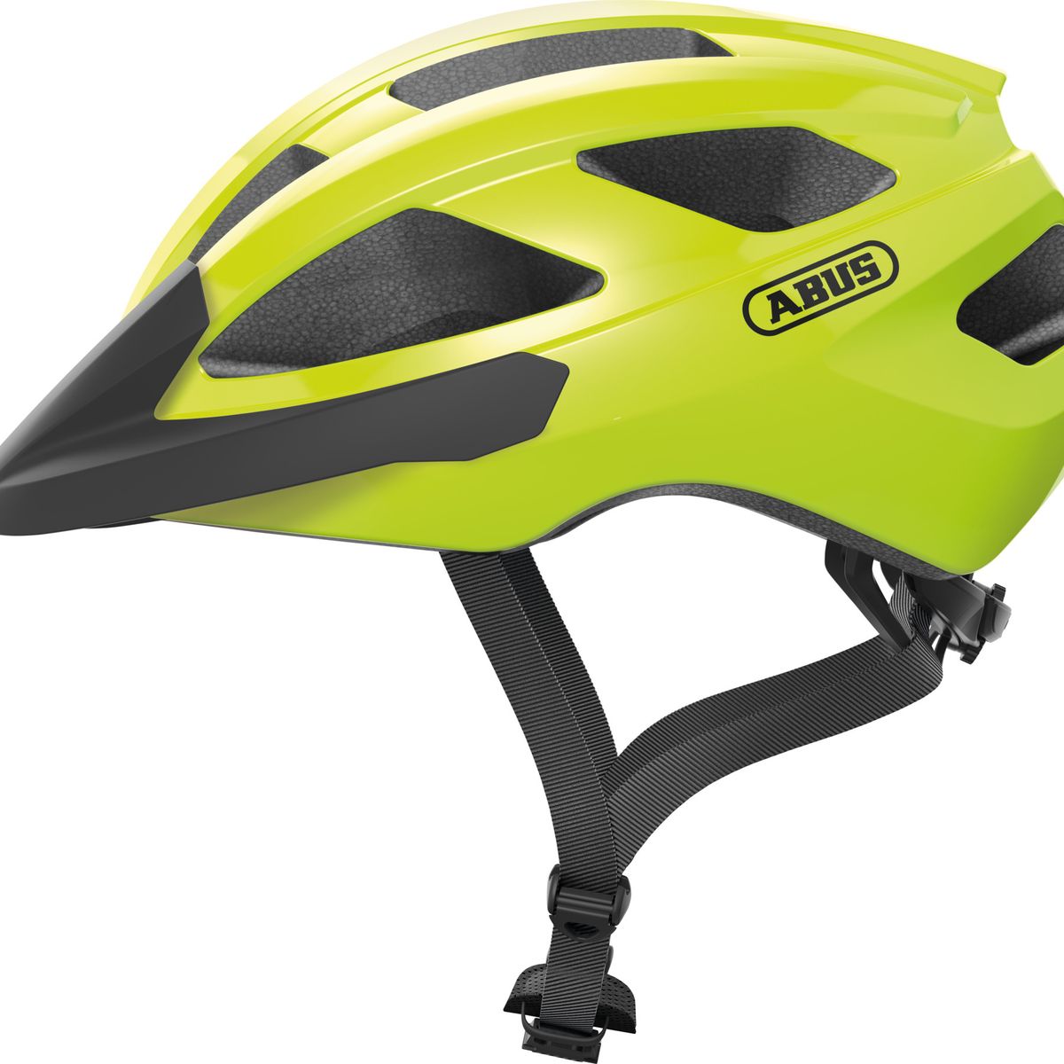 ABUS - Casco Bicicleta Macator Amarillo Signal Talla M 52-58cm