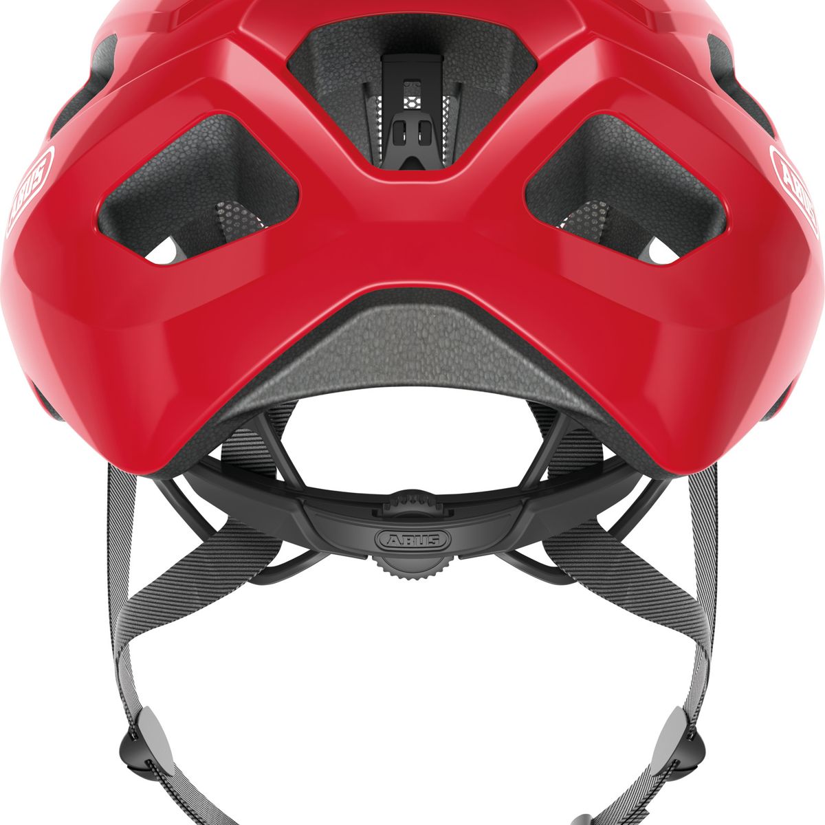 ABUS - Casco Bicicleta Macator Rojo Terciopelo Talla S 51-55cm