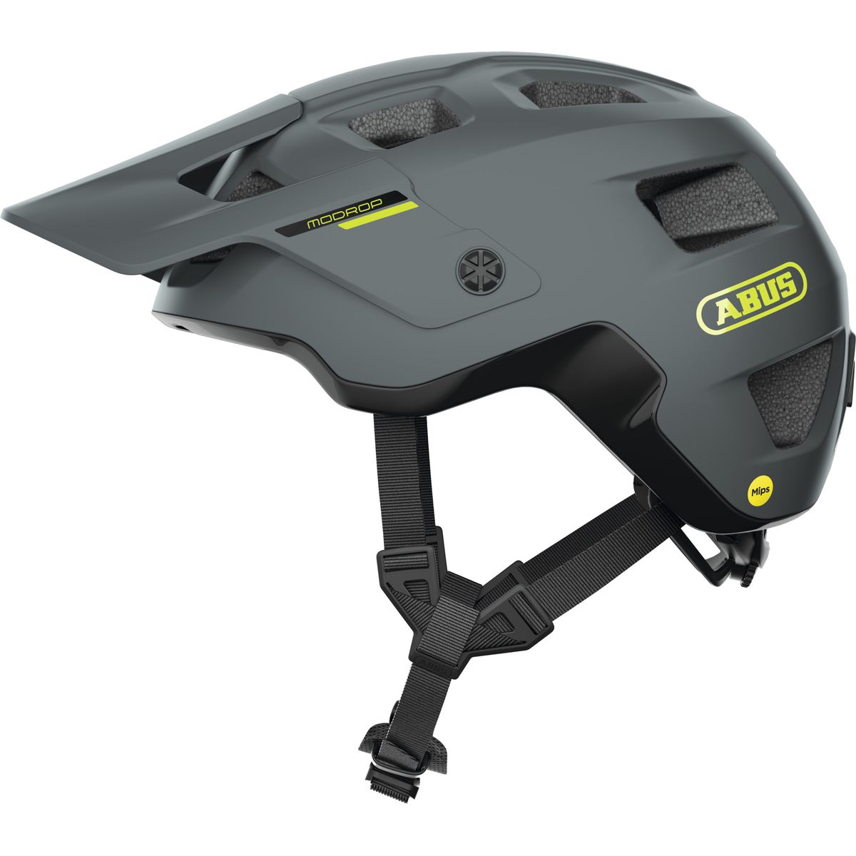 ABUS - Casco Bicicleta Modrop Mips Gris Concreto Talla S 51-55cm