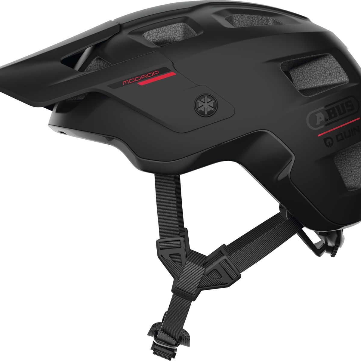 ABUS - Casco Bicicleta Modrop Quin Negro Talla S 51-55cm