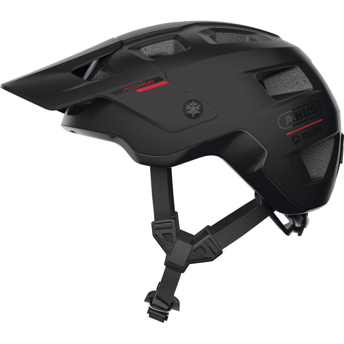 ABUS - Casco Bicicleta Modrop Quin Negro Talla S 51-55cm