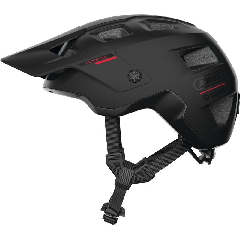ABUS - Casco Bicicleta Modrop Quin Negro Talla S 51-55cm