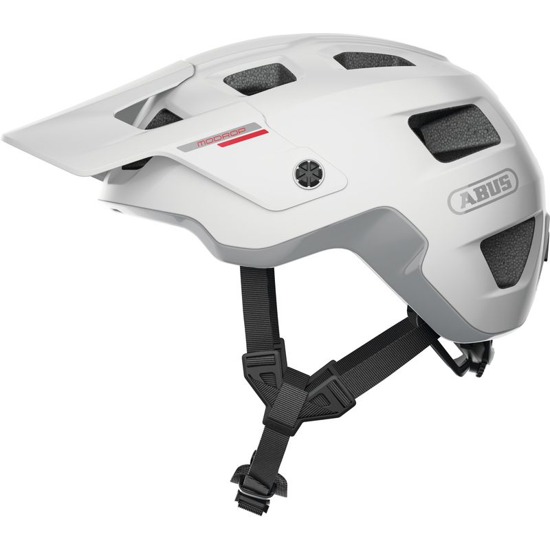 ABUS - Casco Bicicleta Modrop Blanco Polar Talla L 57-61cm