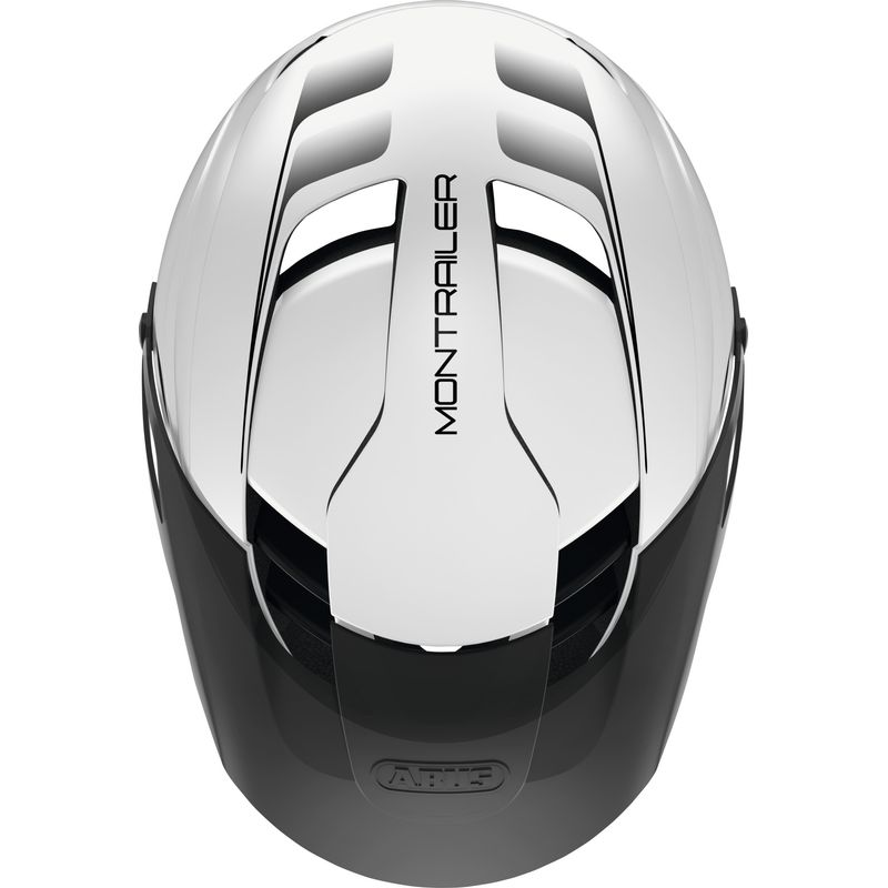 ABUS - Casco Bicicleta Montrailer Mips Blanco Polar Talla L 58-61cm