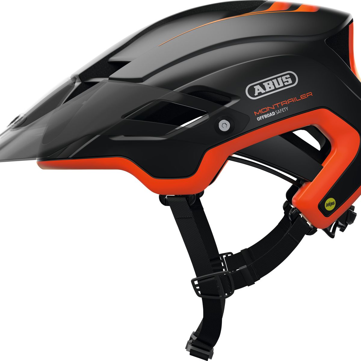 ABUS - Casco Bicicleta Montrailer Mips Naranja Talla L 58-61cm