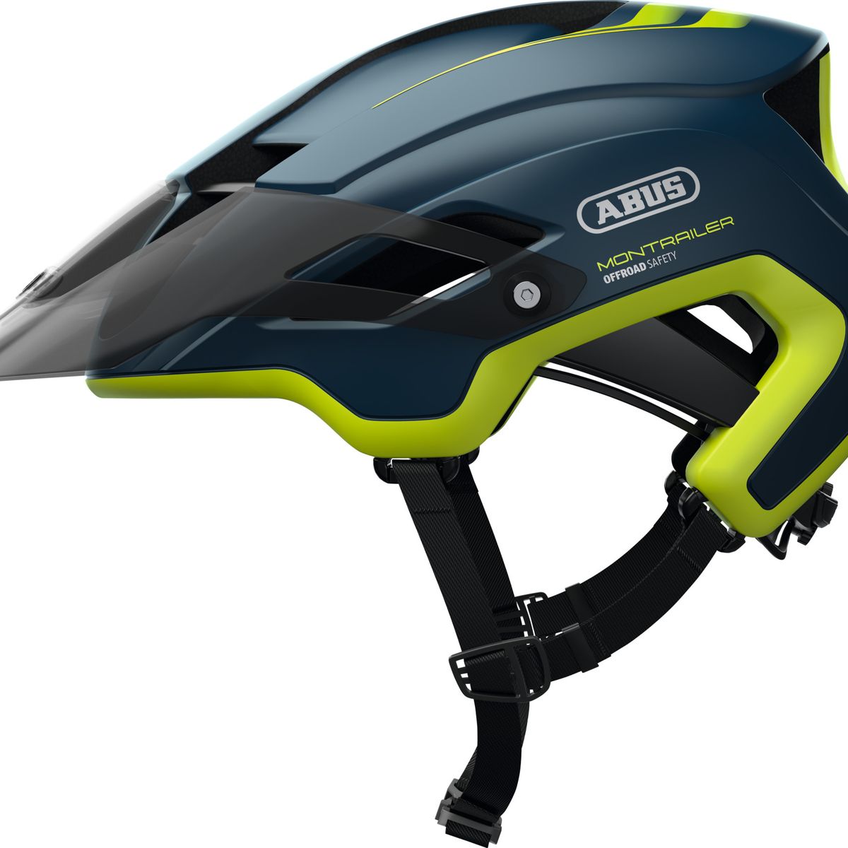 ABUS - Casco Bicicleta Montrailer Azul Medianoche Talla L 58-61cm