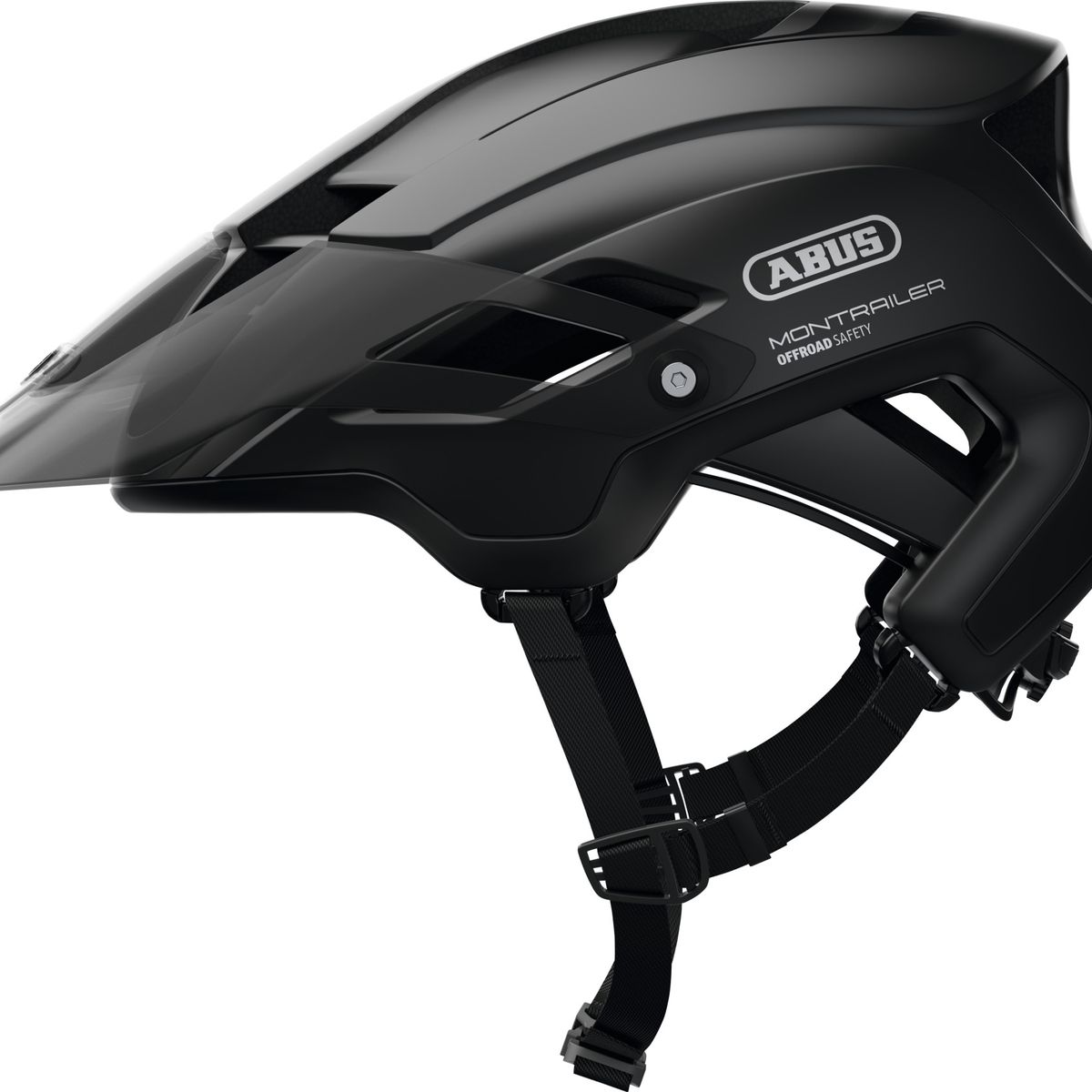ABUS - Casco Bicicleta Montrailer Negro Terciopelo Talla L 58-61cm