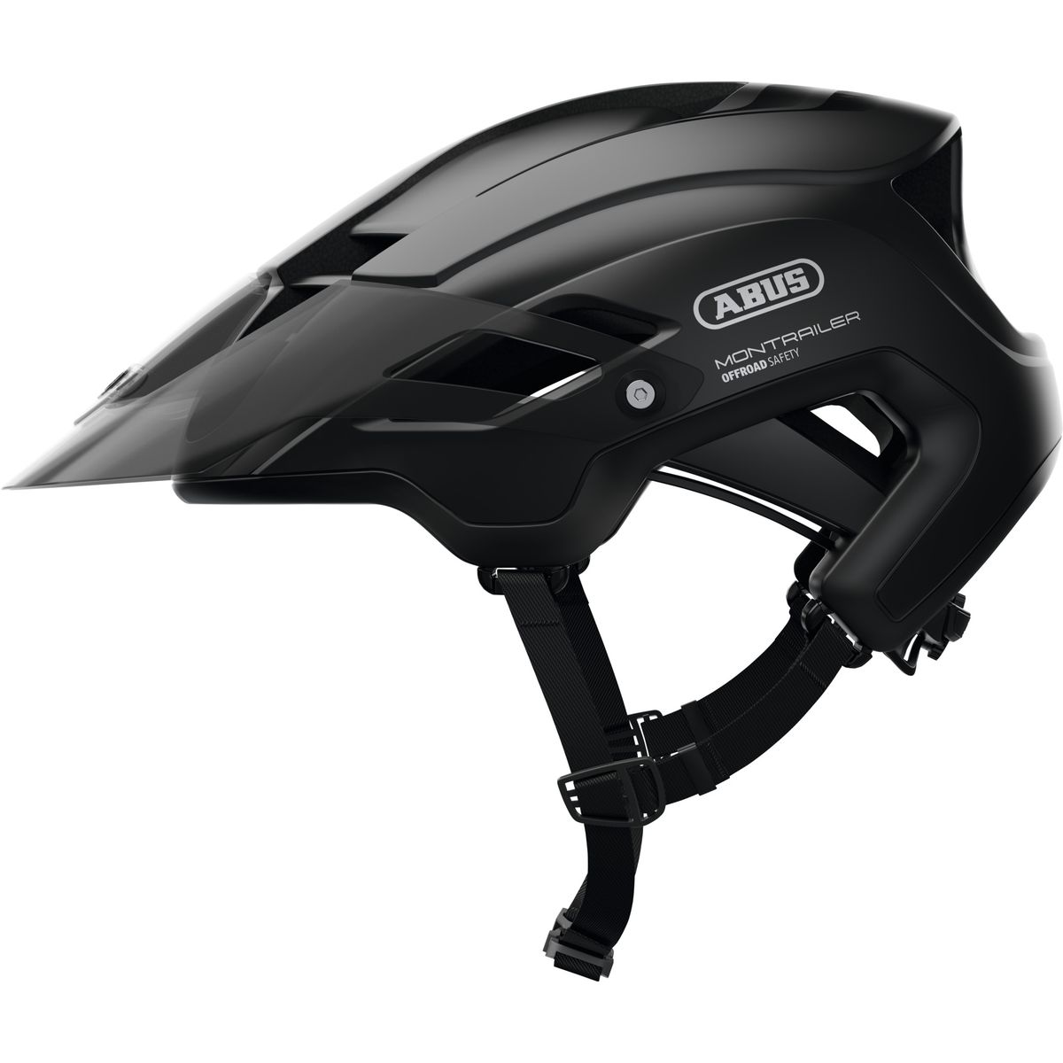 ABUS - Casco Bicicleta Montrailer Negro Terciopelo Talla L 58-61cm