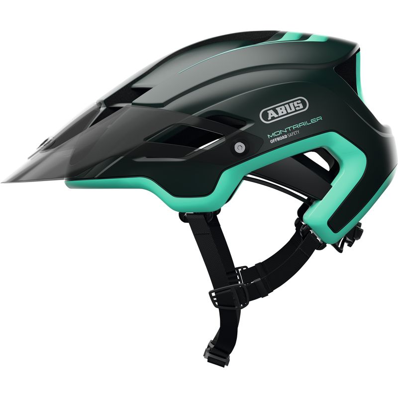 ABUS - Casco Bicicleta Montrailer Verde Esmeralda Talla L 58-61cm