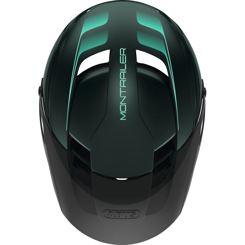 ABUS - Casco Bicicleta Montrailer Verde Esmeralda Talla M 55-58cm