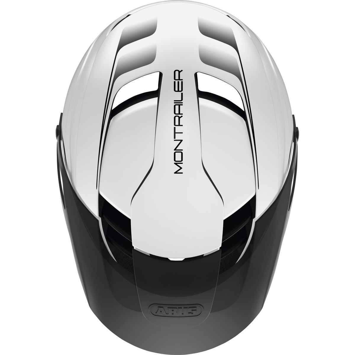 ABUS - Casco Bicicleta Montrailer Blanco Polar Talla M 55-58cm