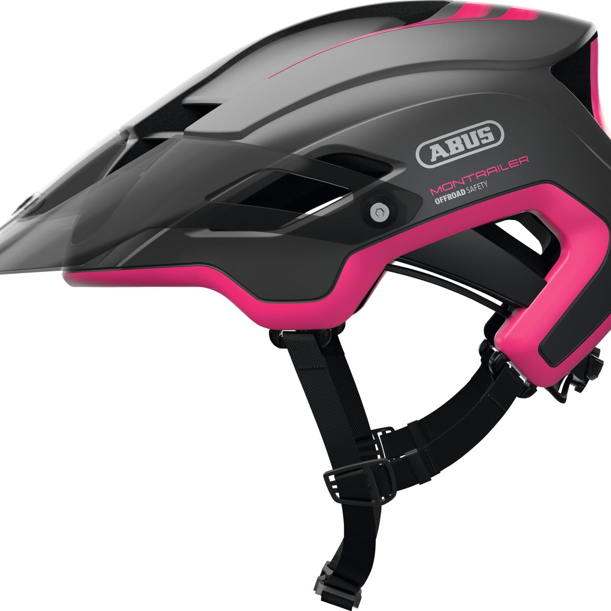 ABUS - Casco Bicicleta Montrailer Fucsia Rosa Talla M 55-58cm