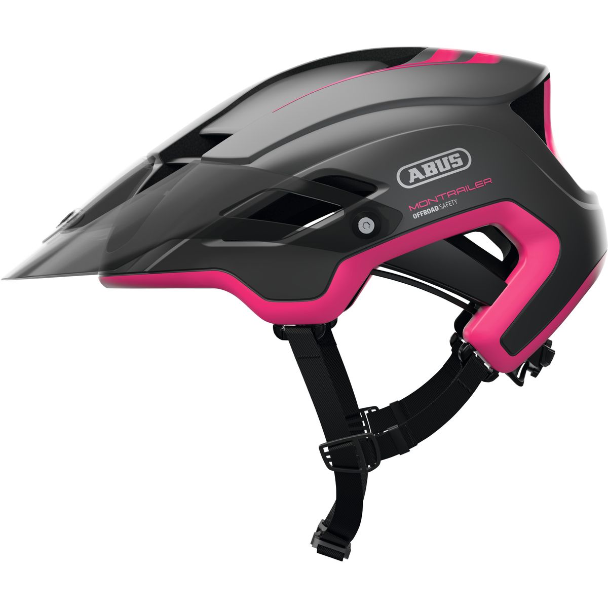 ABUS - Casco Bicicleta Montrailer Fucsia Rosa Talla M 55-58cm