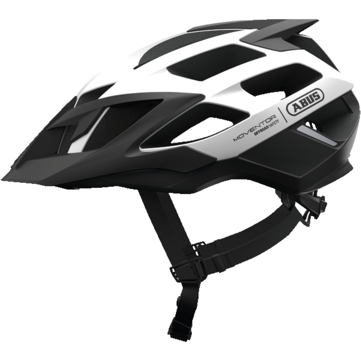 ABUS - Casco Bicicleta Moventor Blanco Polar Talla L 57-61cm