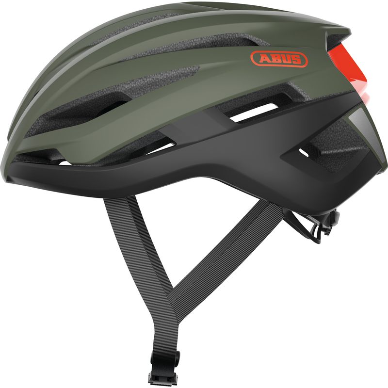 ABUS - Casco Bicicleta Stormchaser Verde Oliva Talla L 57-61cm